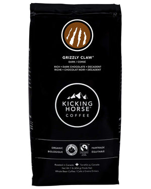 Kicking Horse Grizzly Claw, Dark Roast, Whole Coffee Beans